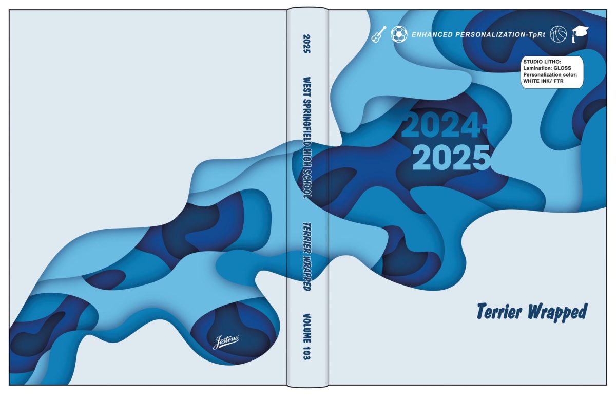 The cover for WSHS's 2025 yearbook.