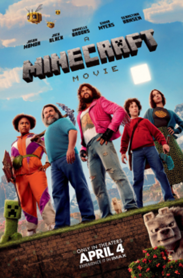 A Minecraft Movie Theatrical Release Poster