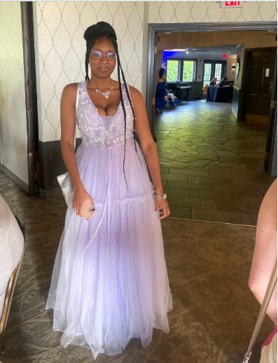 Aleesia Thompson at Prom.